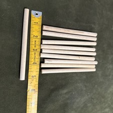 10 Round Dowels- 5 “ x