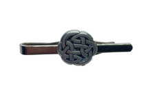 St. Justin Celtic Knot Design Tie Clip
