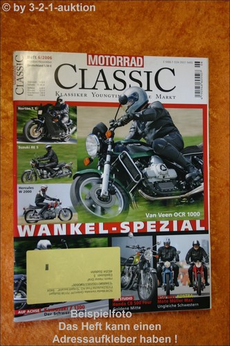 Motorcycle classic van - motorcycle, 6/06