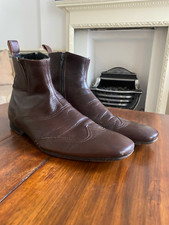 Elegant Italian bench-made calf leather Paul Smith Boots Size 7 (EU41)