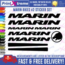 MARIN BIKES Vinyl Decals