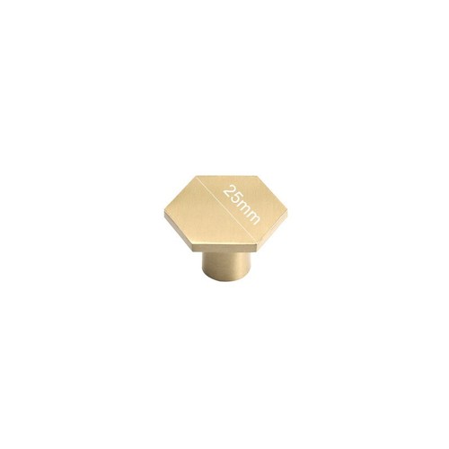 Hexagon brass kitchen cabinet - hexagon,