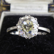 2.0 Ct Cushion Cut Old