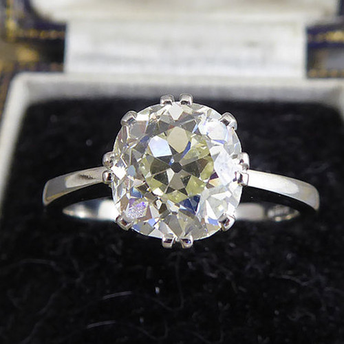 Cushion cut old - cut,