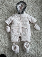 Gorgeous Brand New Silver Cross Baby pink Pram/snow Suit For Newborn