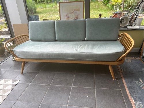 Blonde ercol studio couch - ercol,