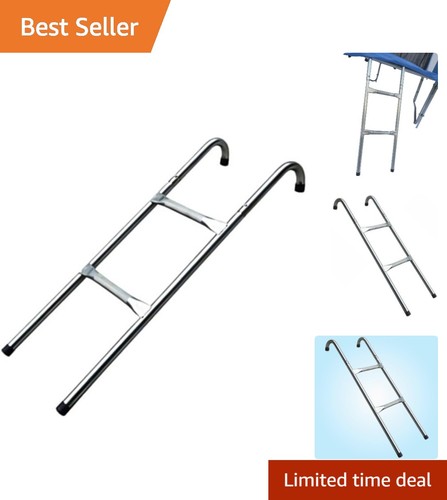 Durable silver ladder with - with, 2
