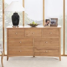 Oak Chest of Drawers Large 7