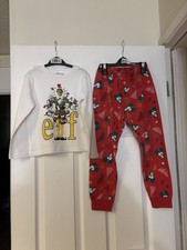 Elf Christmas Pyjamas Age 5-6