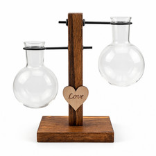 Wooden Stand with 2 Hanging
