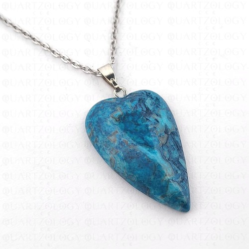 Blue crazy lace agate necklace - lace,