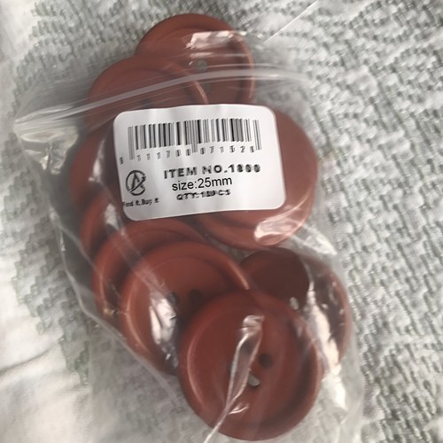 Round resin coat - coat, buttons
