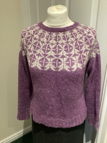 Fair isle sweater hand knitted - fair,