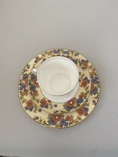 Aynsley Poppy Anemone Flower Pattern Trio Cup Saucer Tea Plate
