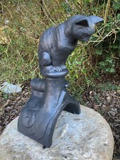 Curious Cat Roof finial half