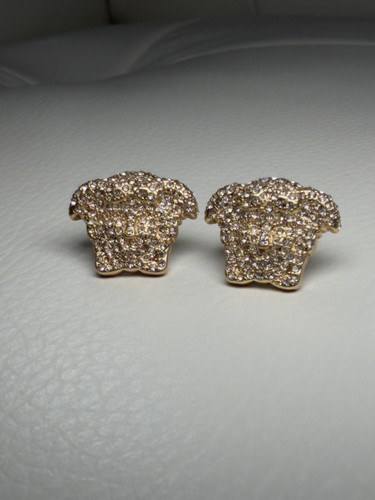 Versace medusa stud earrings - versace,