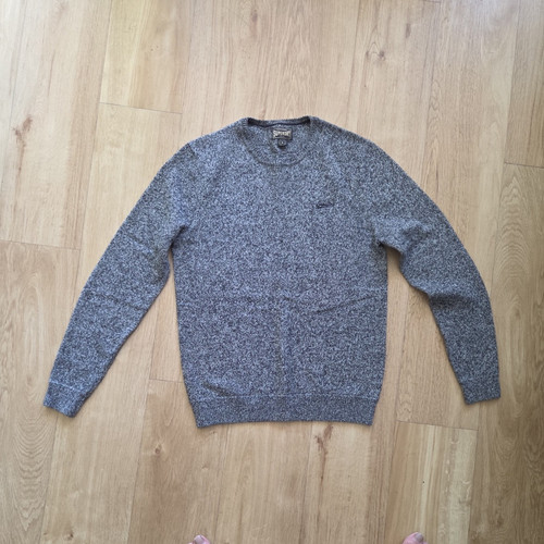 Superdry men grey crew - grey,