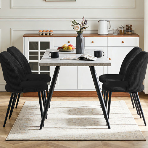 Dining table and chairs - dining,