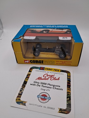Corgi model club 271 ghia - model,