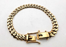 9ct yellow gold cuban - 9ct, curb
