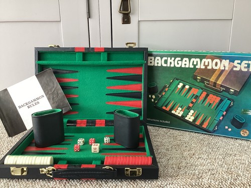 Backgammon set faux - backgammon,
