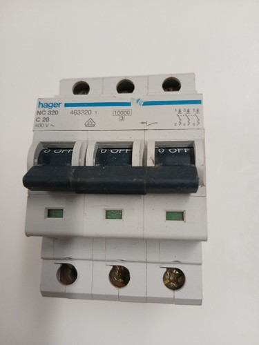 Hager mcb amp - mcb, 20