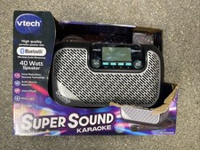 VTech Super Sound Karaoke Portable Machine, Bluetooth, Speaker, Radio, Micro SD