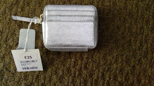 New leather clarks credit card - leather,