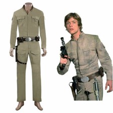Star Wars Luke Skywalker Cosplay Costume Halloween Outfit Full Set