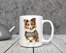 SHELTIE  PUPPY 11 oz coffee