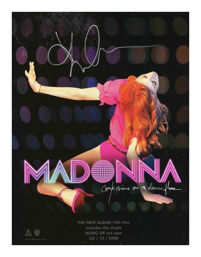 Madonna autographed signed - autographed,