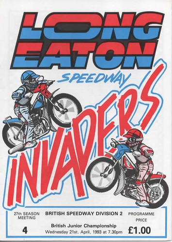 Long eaton speedway programme - long,