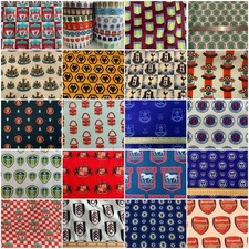 Polycotton Fabric 50cm x 140cm Football, VARIOUS designs