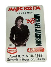 MICHAEL JACKSON BAD TOUR 1988