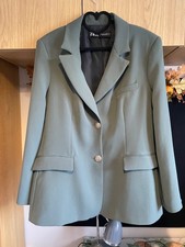 Zara Green Single-Breasted