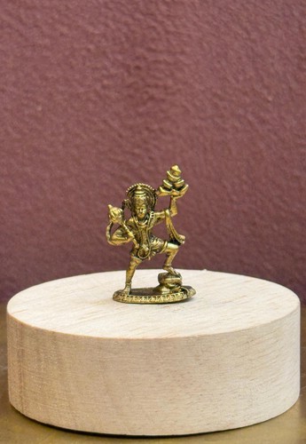 Anjaneya brass idol inch - brass, 1.1