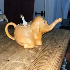Vintage China Sabu Made in England Elephant Boy Teapot