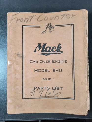 Mack truck ehu parts book - ehu,