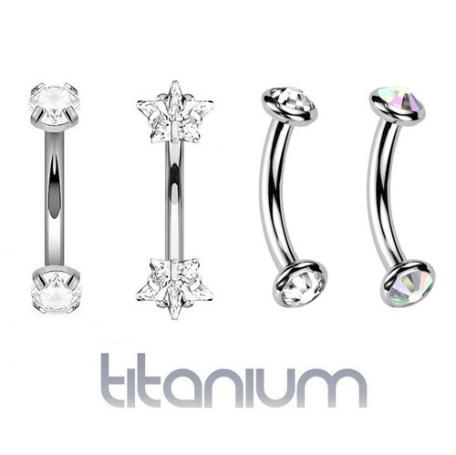Titanium crystal curved rook - curved,