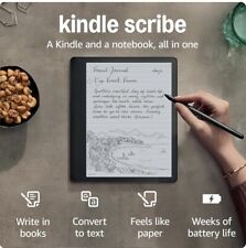 Kindle Scribe 16 GB, Kindle & Digital Notebook, Basic Pen, NEW Sealed RRP £320