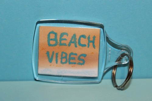 Beach vibes keyring new surf - beach,