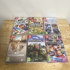 Nintendo Switch Empty Video Game Case Collection Mario Minecraft Harry Potter