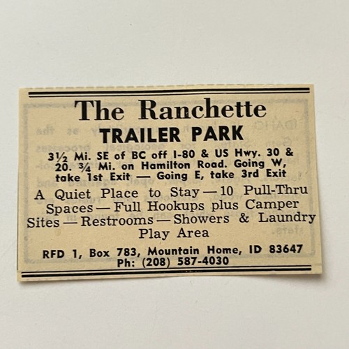 The ranchette trailer park - ranchette,