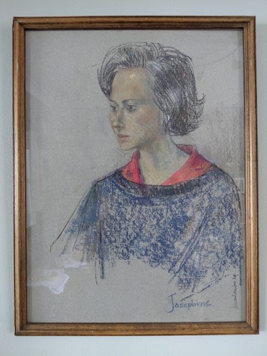 Vintage original portrait - a,
