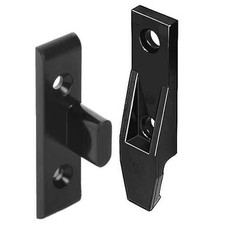 Keku EH Drop On Panel & Plinth Clips Fixings Set & Screws Black
