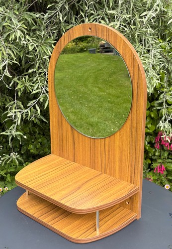 Hall mirror telephone - telephone, shelf