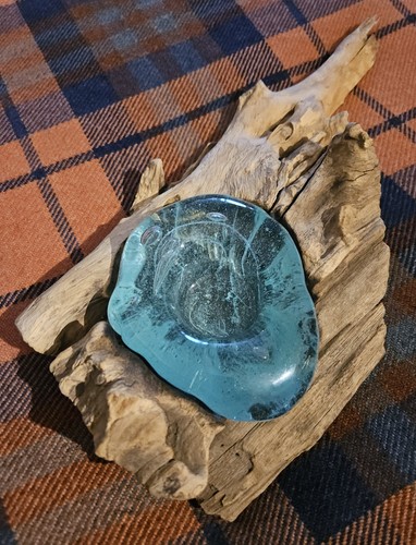 Molten glass candle - candle, on