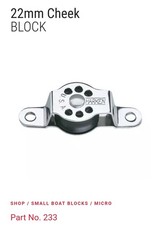 Harken 22mm Micro Cheek Block
