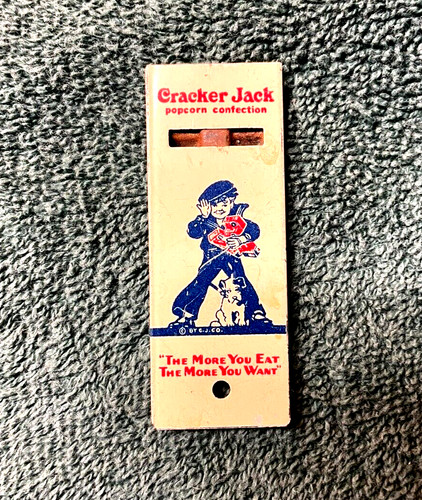 Vintage cracker jack box - jack, prize