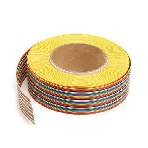 Flat color rainbow ribbon idc - flat,